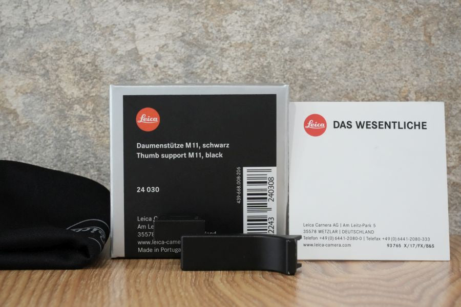 LEICA M11用 サムレスト ブラック 24030 箱付き