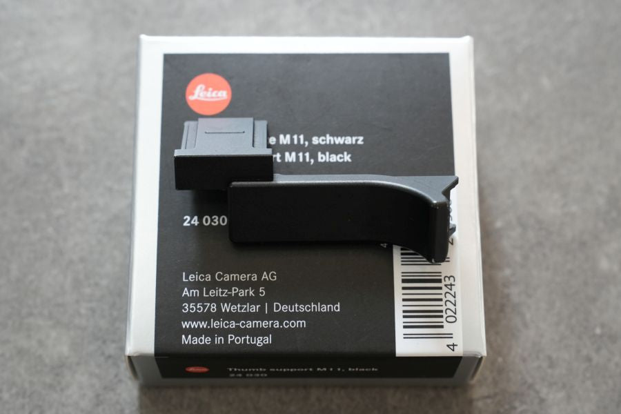 LEICA M11用 サムレスト ブラック 24030 箱付き – まるかめら