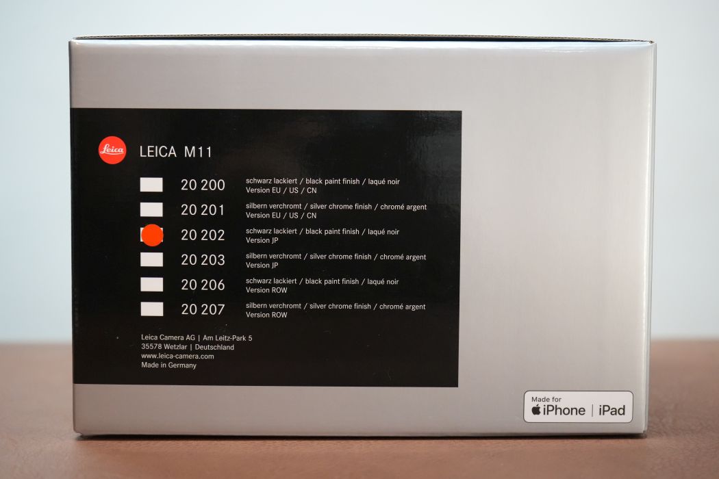 【未使用品】LEICA M11 Black Paint ブラックペイント