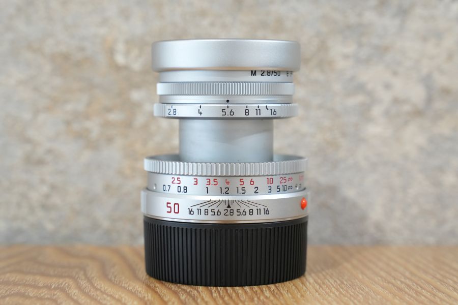 ELmar M50mm f2.8 Silver 最短0.7m OH済み ELmar M50mm f2.8 Silver 最短0.7m 1997年製 OH済み – まるかめら
