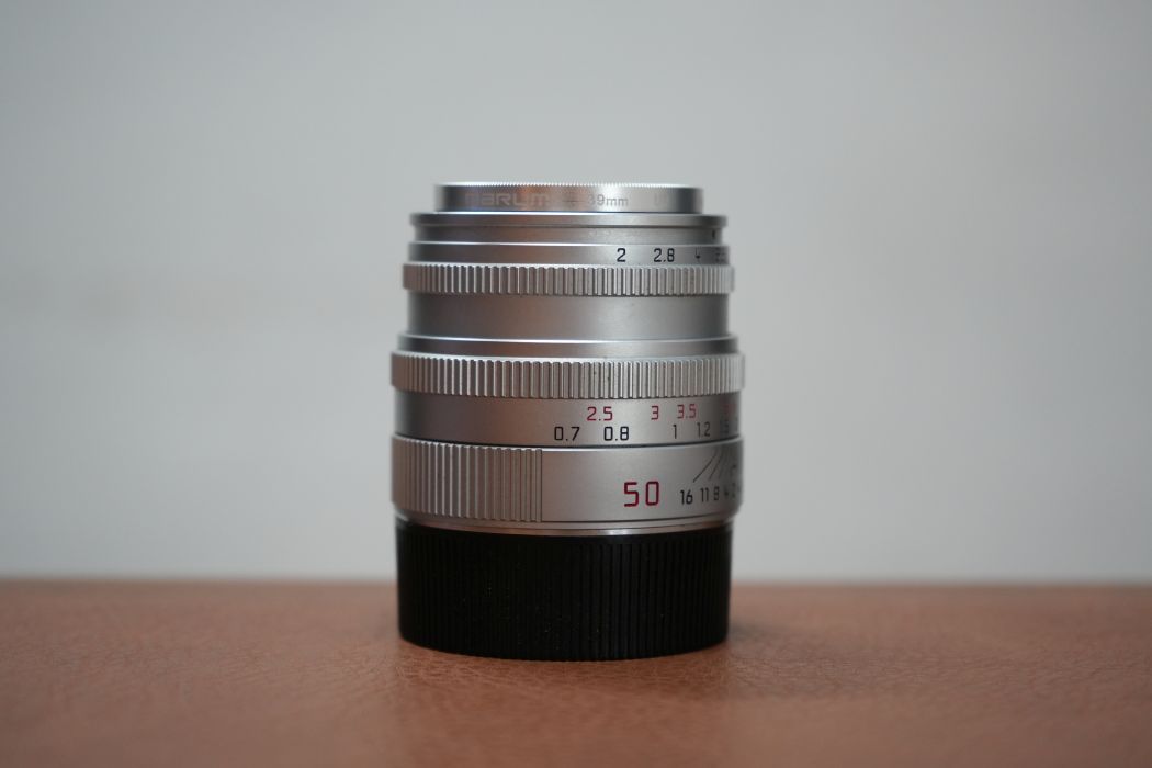 LEICA Summicron M50mm f2.0 4th Silver フード組み込み