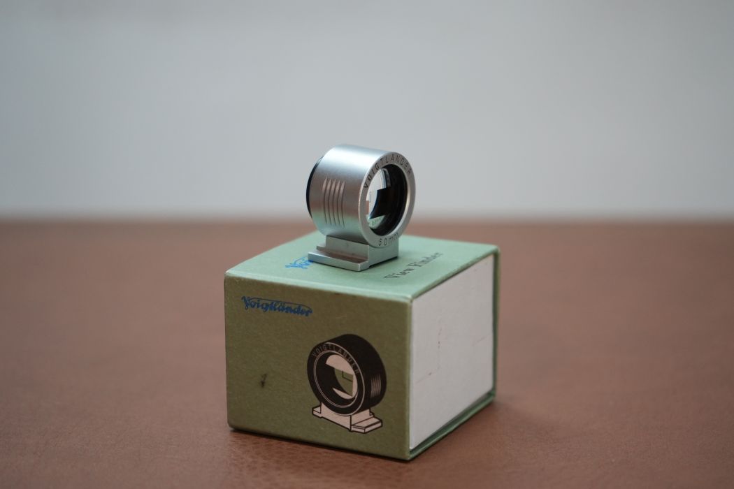 Voigtlander 50mm ビューファインダー Silver 箱あり