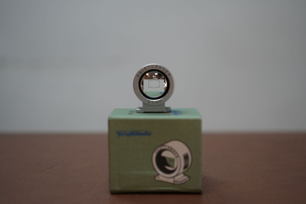Voigtlander 50mm ビューファインダー Silver 箱あり