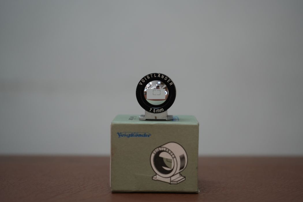 Voigtlander 75mm ビューファインダー Black 箱あり