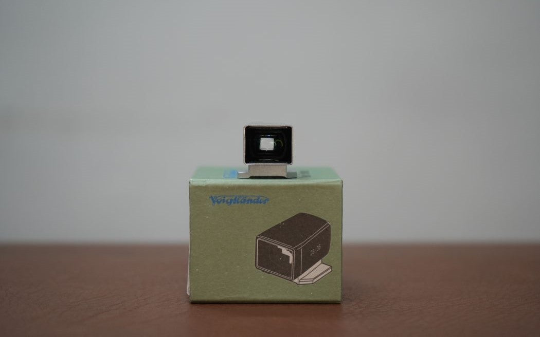 Voigtlander 28mm/35mm ミニビューファインダー M Silver 箱