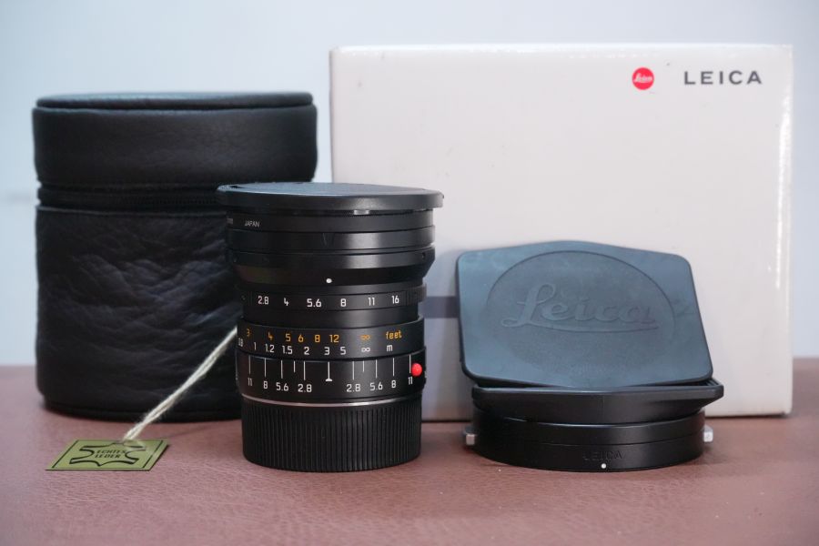 LEICA Elmarit M21mm f2.8 ASPH. Black 箱