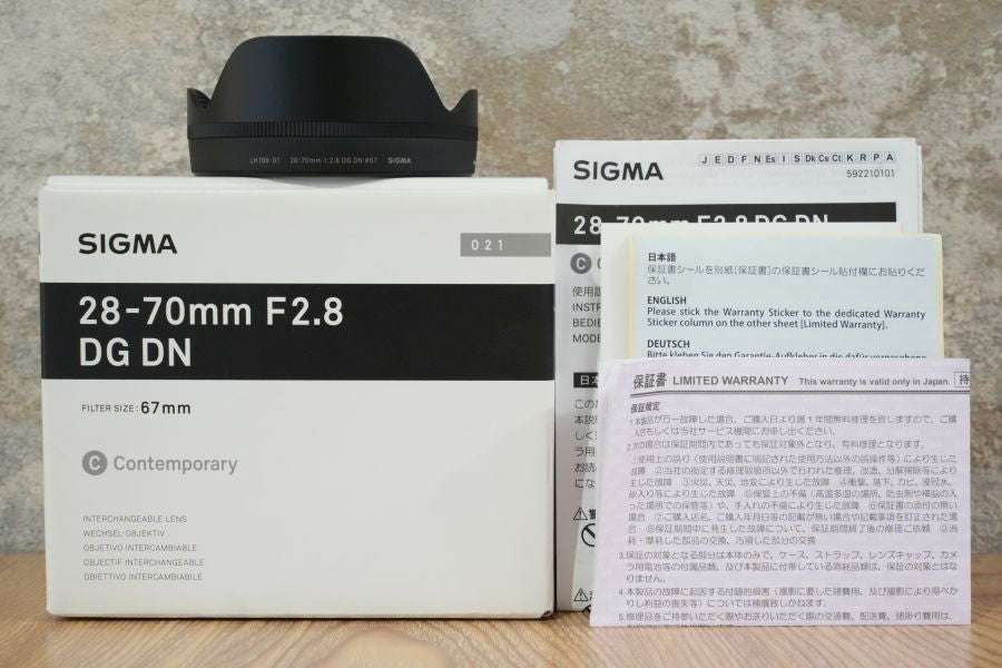 SIGMA Contemporary 28-70mm F2.8 DG DN Eマウント用