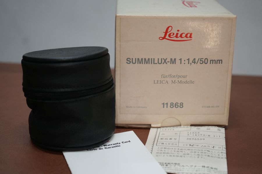 LEICA Summilux M50mm f1.4 3rd Black chrome