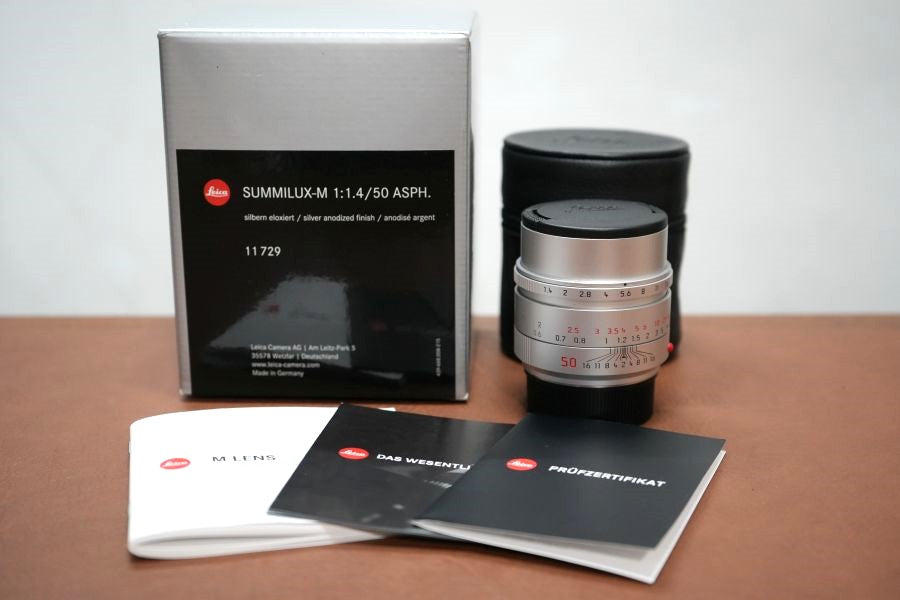 LEICA Summilux M50mm f1.4 ASPH. 11729 Silver