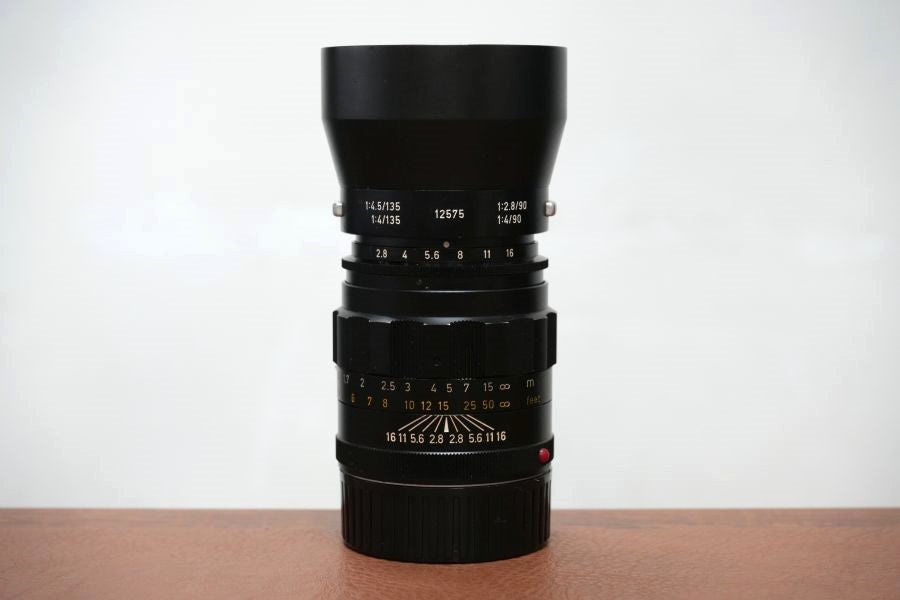 LEICA Tele-Elmarit M90mm f2.8 前期 フード付き