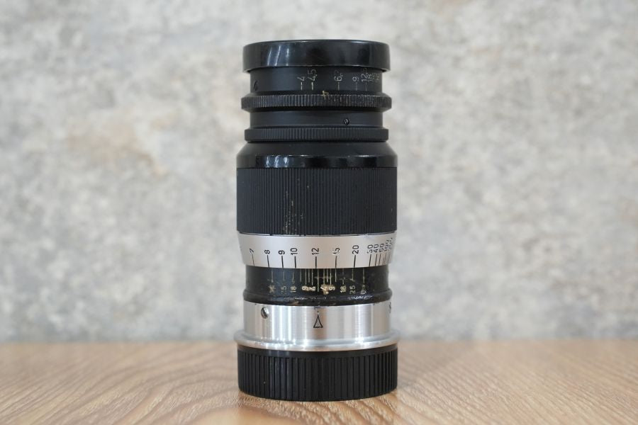 LEICA Elmar L90mm f4.0 Black 1942年製 – まるかめら