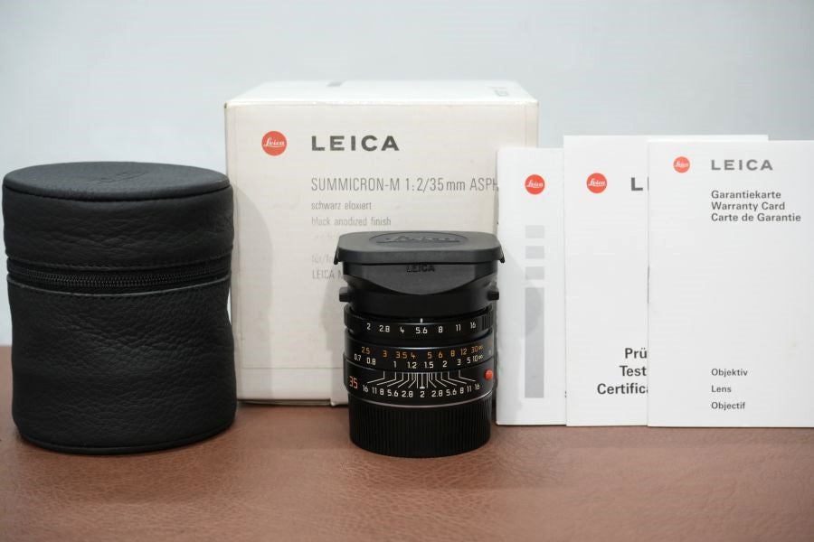 LEICA Summicron M35mm f2.0 ASPH.Black 箱付き