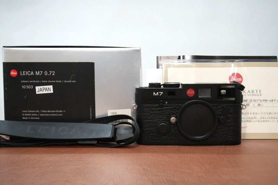 LEICA M7 0.72 Japan Black 箱付き 極美品