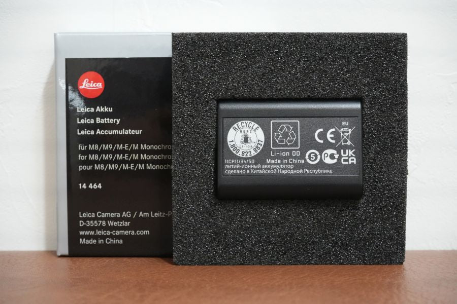 LEICA 14464 M8/M9/MM/M-E用 バッテリー