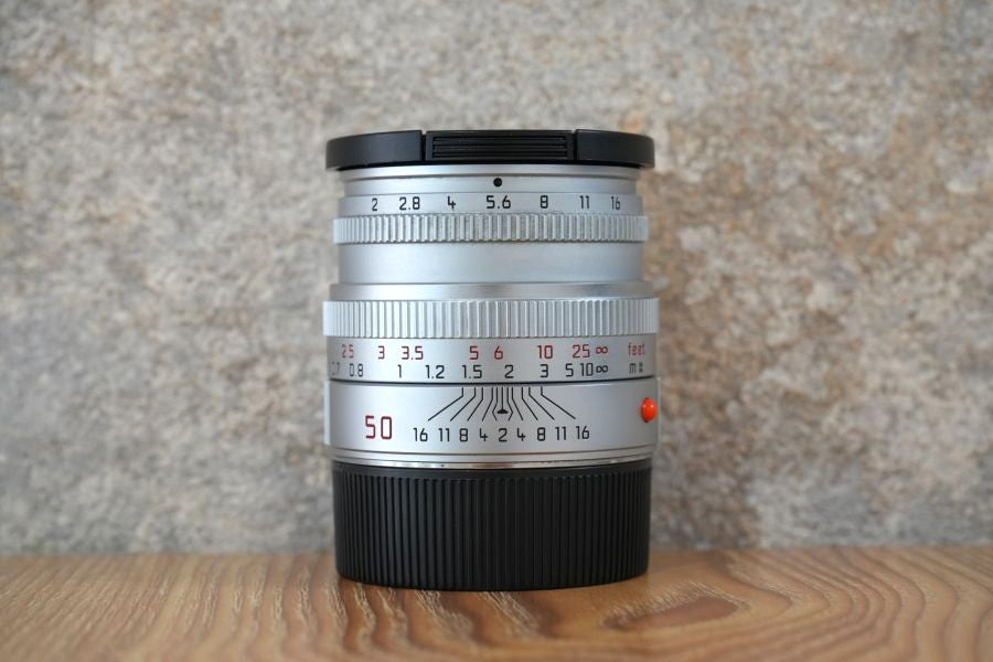 LEICA Summicron M50mm f2.0 4th Silver フード組み込み OH済み