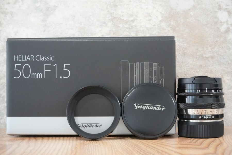 Voigtlander HELIAR classic 50mm F1.5 VM 箱付き