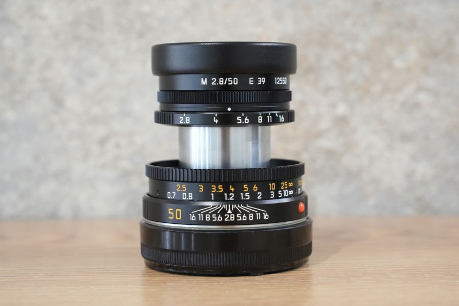 Elmar M50mm f2.8 Black 最短0.7m 1999年製 Elmar M50mm f2.8 Black 最短0.7m 1999年製 メンテナンス済み – まるかめら
