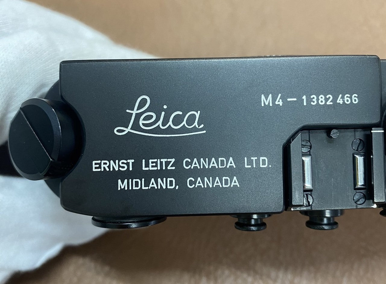 LEICA M4 Black Chrome Midland Canada 1974年製 OH済み