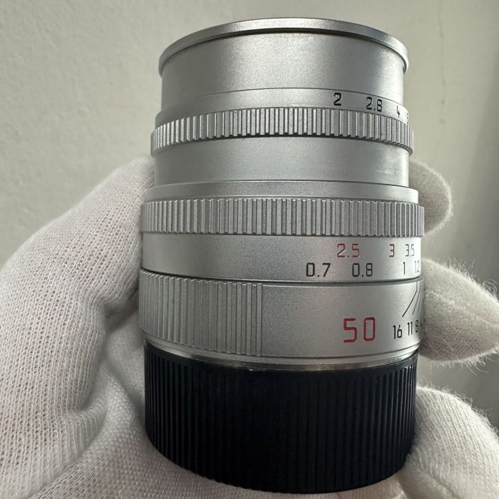 LEICA Summicron M50mm f2.0 4th Silver フード組み込み