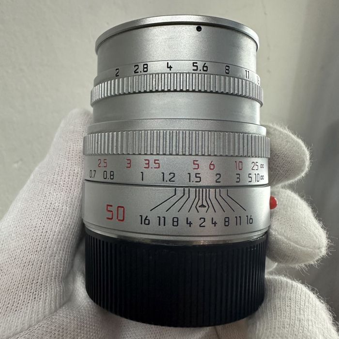 LEICA Summicron M50mm f2.0 4th Silver フード組み込み