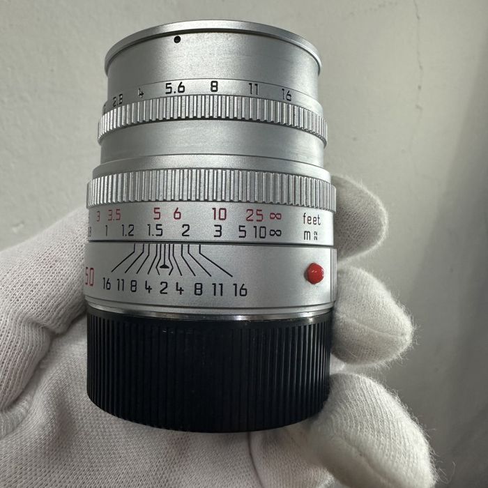 LEICA Summicron M50mm f2.0 4th Silver フード組み込み