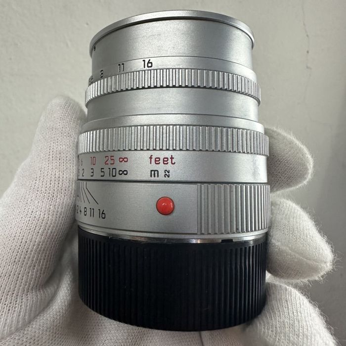 LEICA Summicron M50mm f2.0 4th Silver フード組み込み