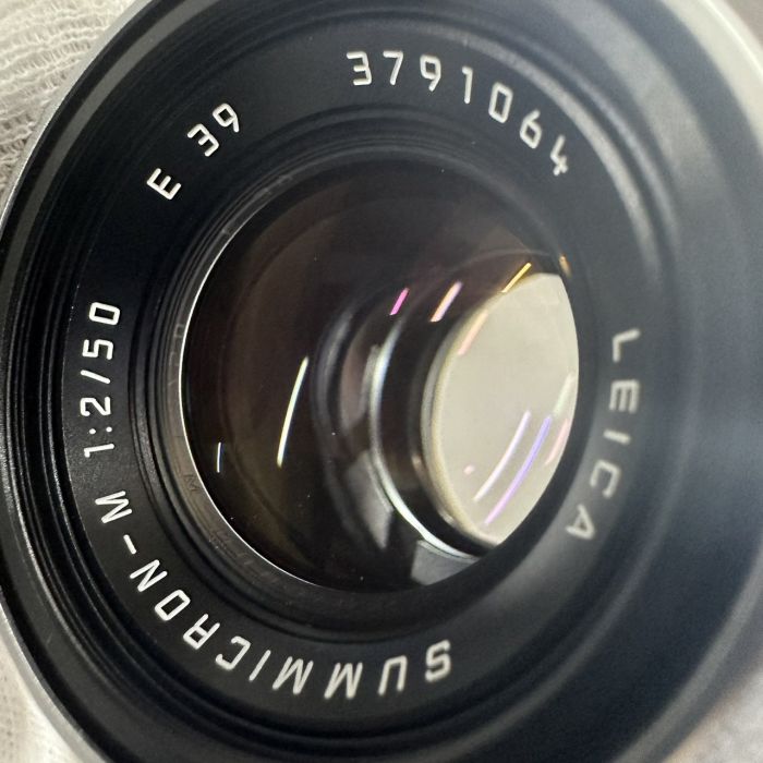 LEICA Summicron M50mm f2.0 4th Silver フード組み込み