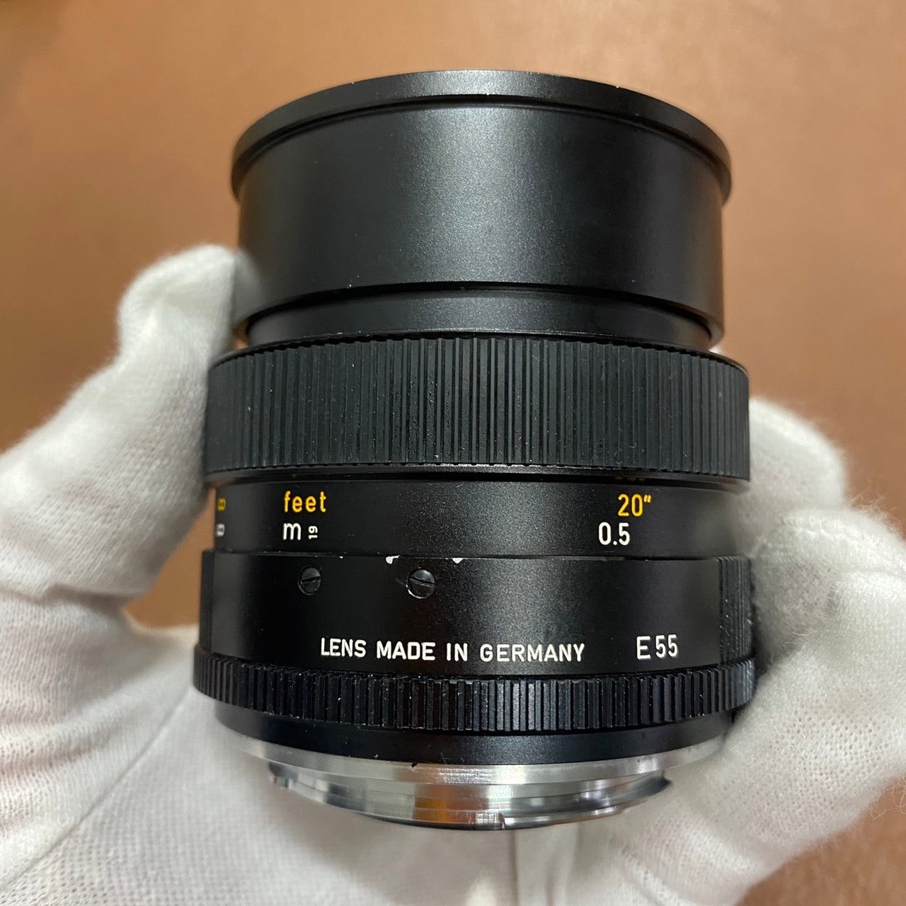 LEICA Summilux R50mm 3-CAM フード組み込み OH済み