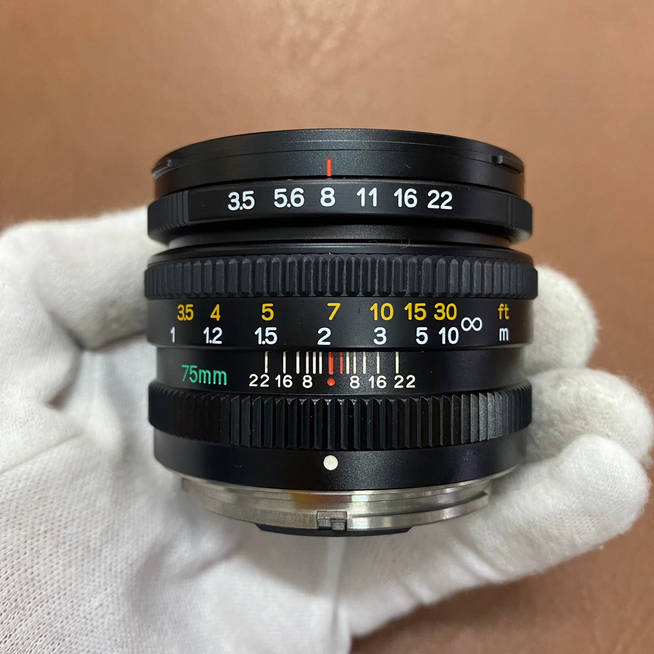 Mamiya マミヤ G 75mm F3.5L フード付き
