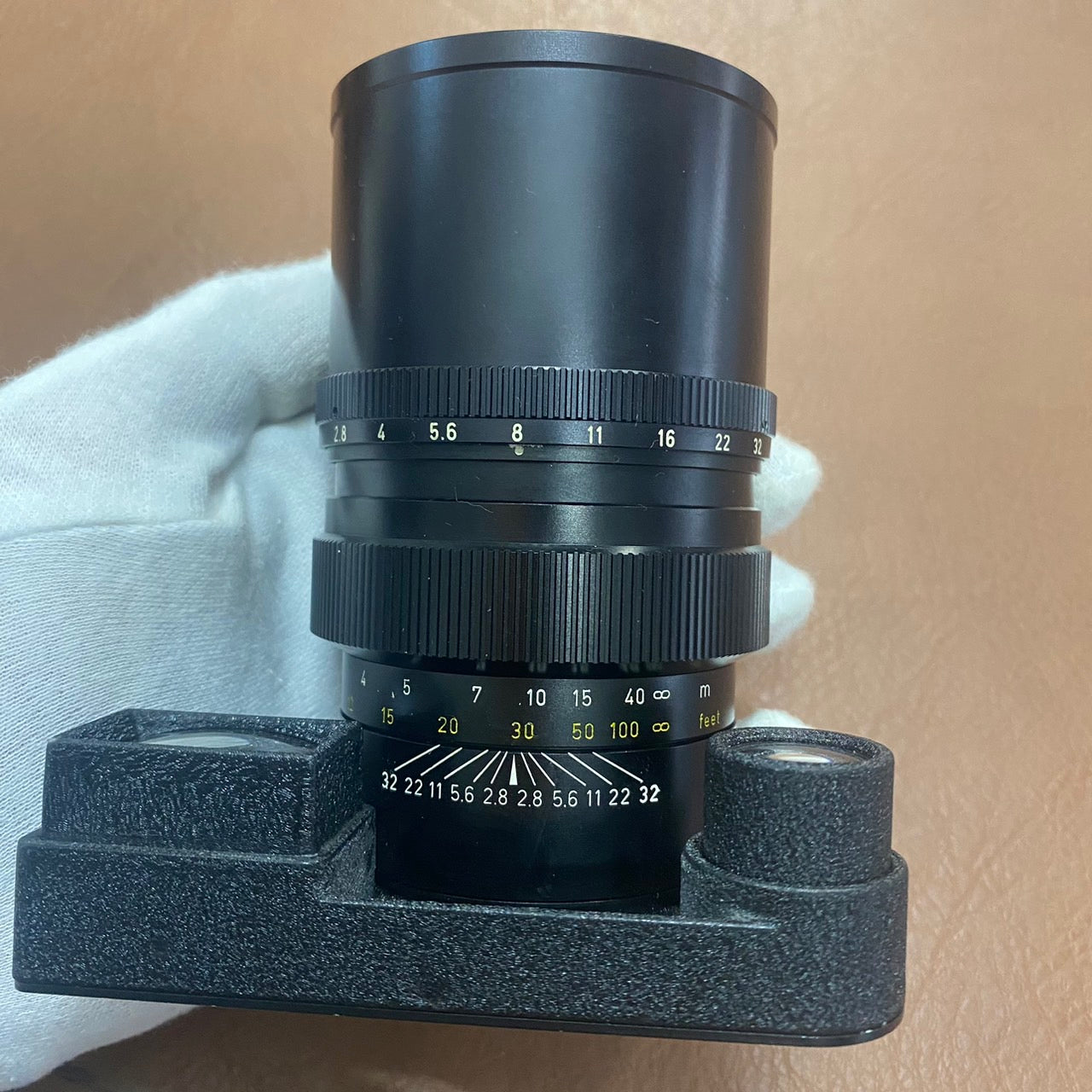 LEICA Elmarit M135mm f2.8 後期 眼鏡