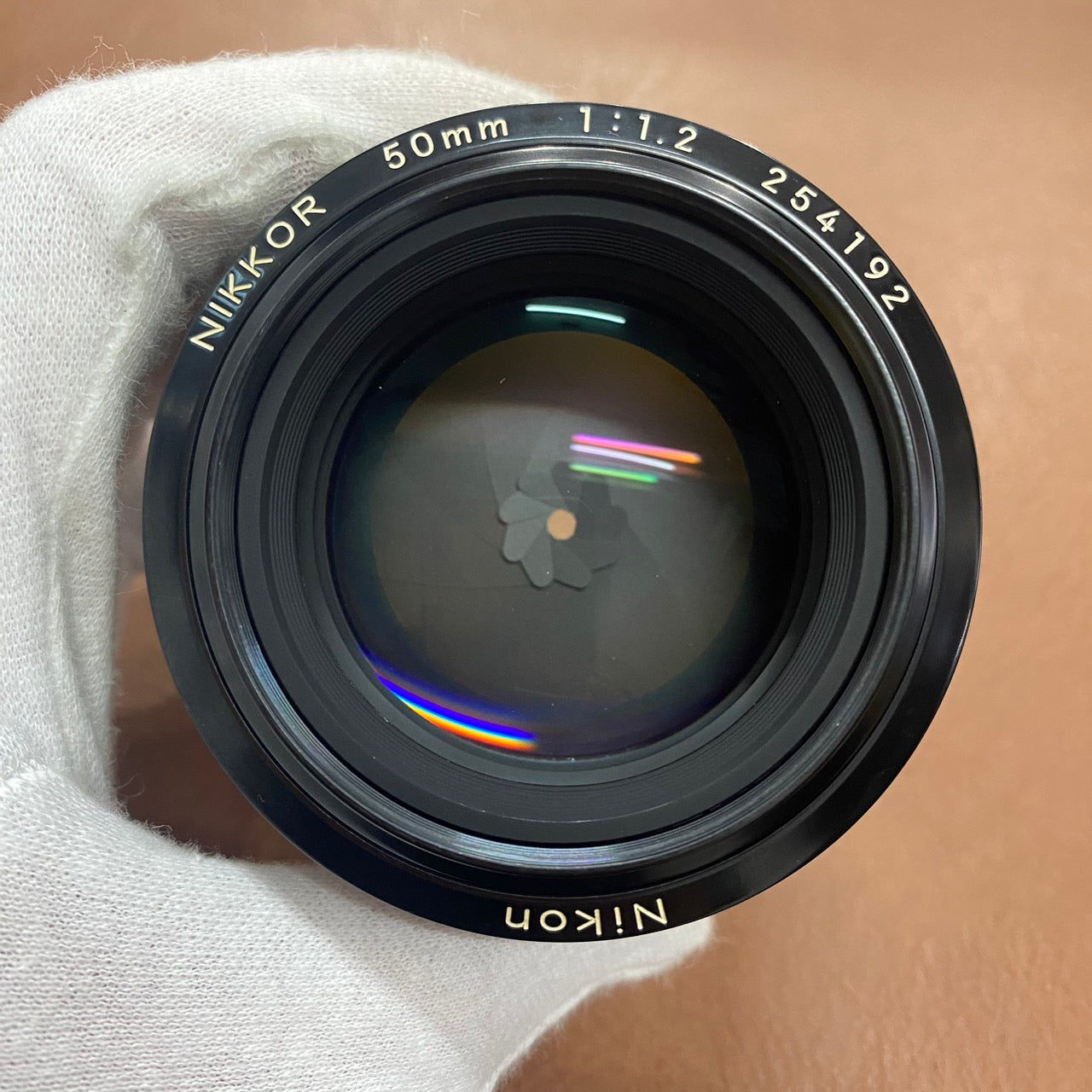 Nikon Ai-S Nikkor 50mm F1.2 フード付き