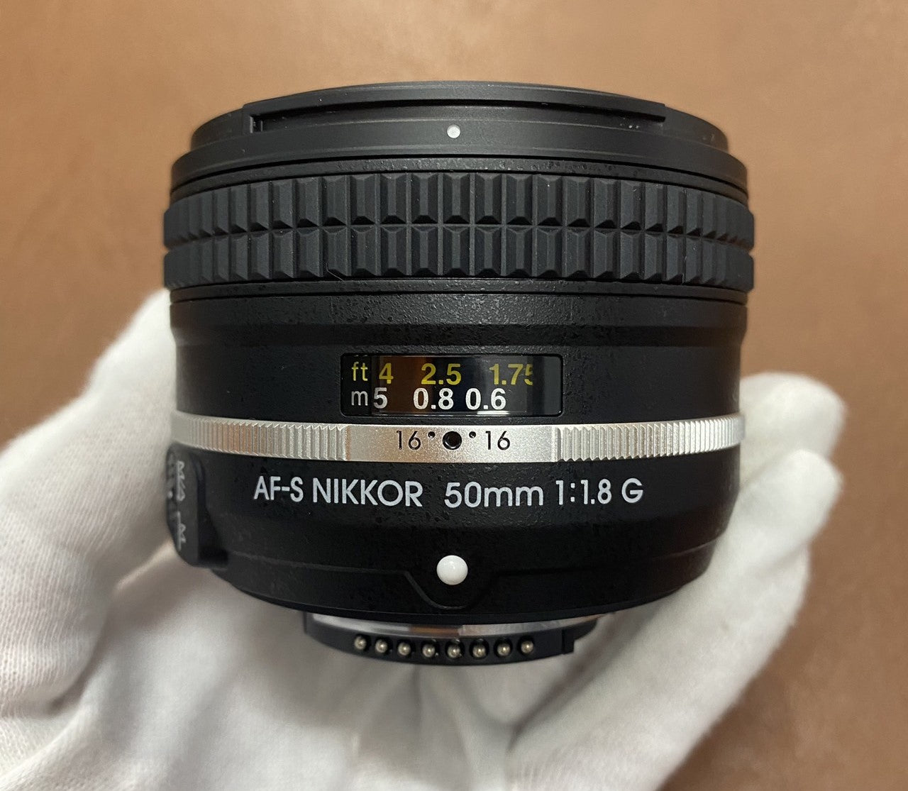 Nikon AF-S NIKKOR 50mm F1.8G フード付き
