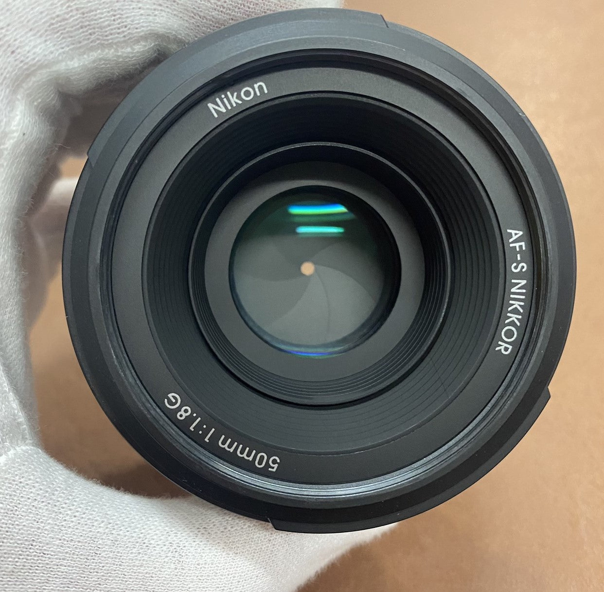 Nikon AF-S NIKKOR 50mm F1.8G フード付き