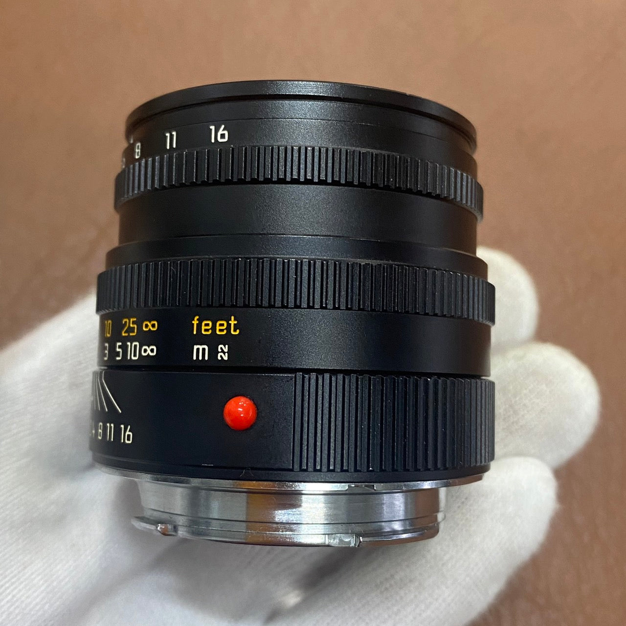 LEICA Summicron M50mm f2.0 4th Black フード組み込み