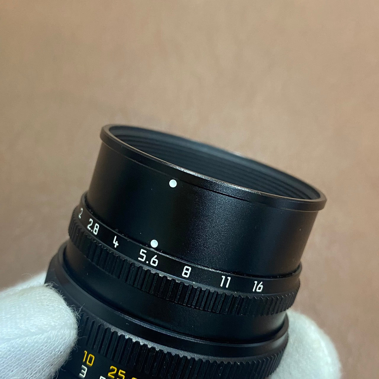 LEICA Summicron M50mm f2.0 4th Black フード組み込み