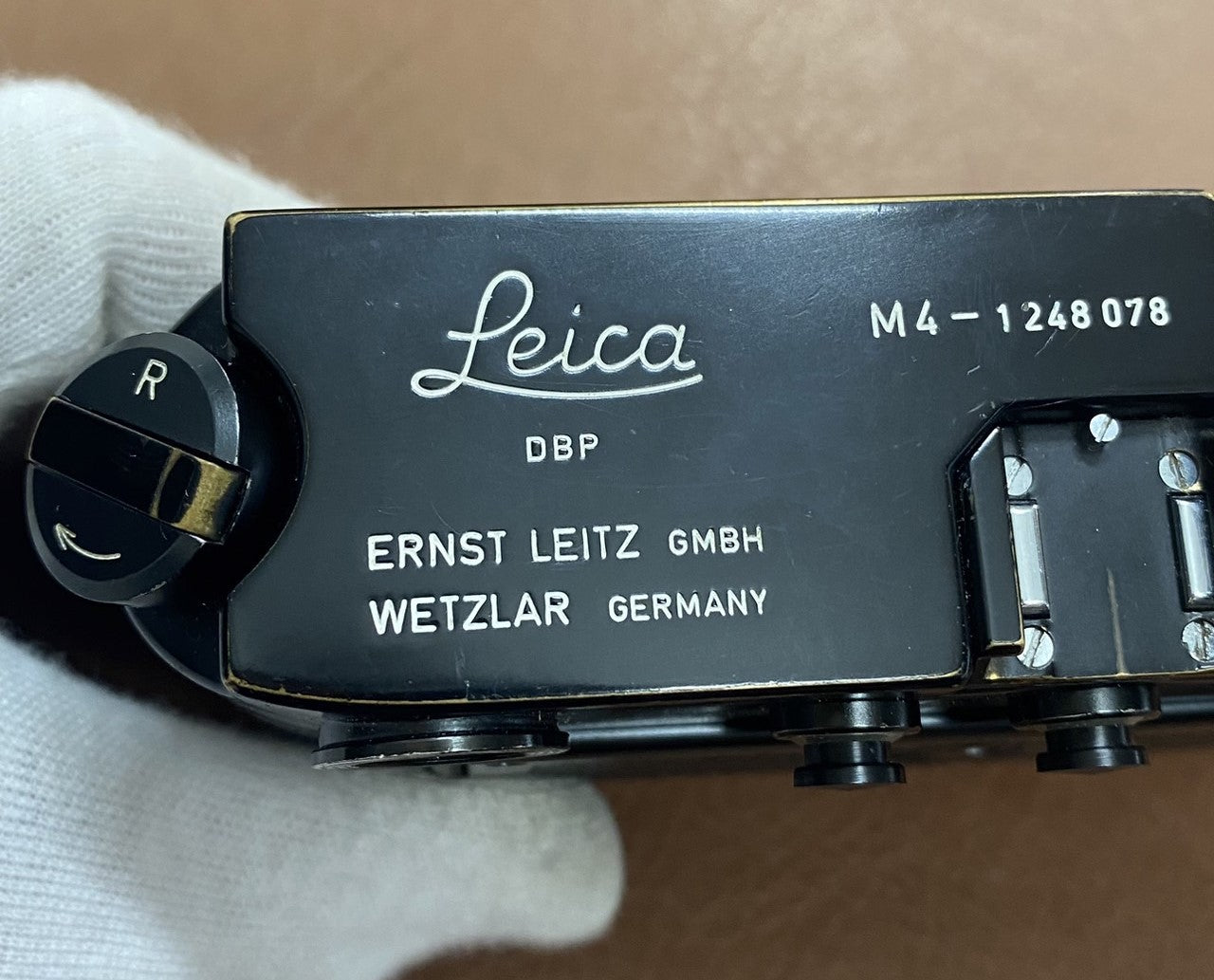 LEICA M4 Original Black Paint オリジナルブラックペイント