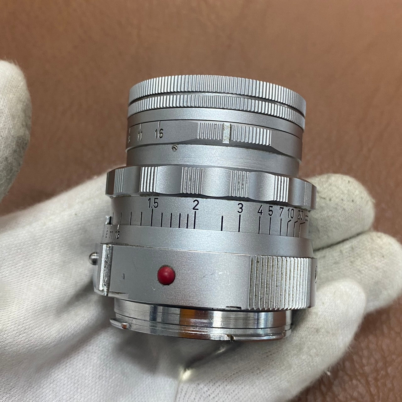 LEICA DR Summicron M50mm f2.0 眼鏡付き
