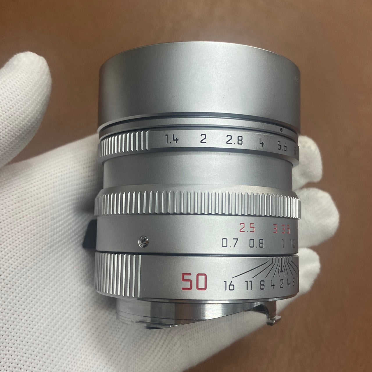 LEICA Summilux M50mm f1.4 ASPH. Silver 6bit 11892