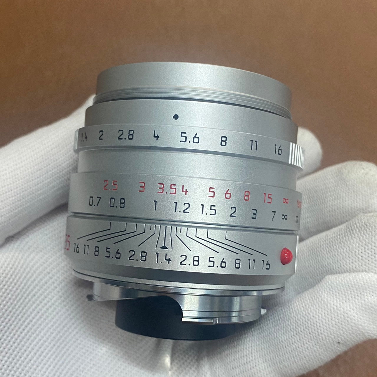 LEICA Summilux M35mm f1.4 ASPH. 11675 FLE Silver 6bit 極美品