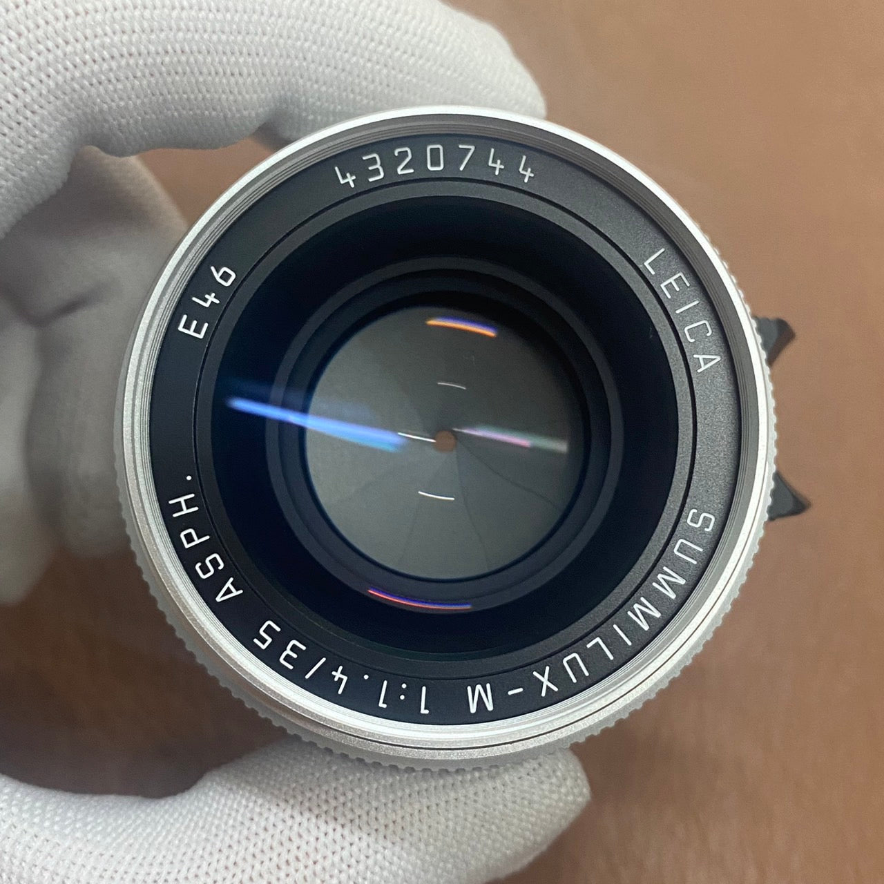 LEICA Summilux M35mm f1.4 ASPH. 11675 FLE Silver 6bit 極美品