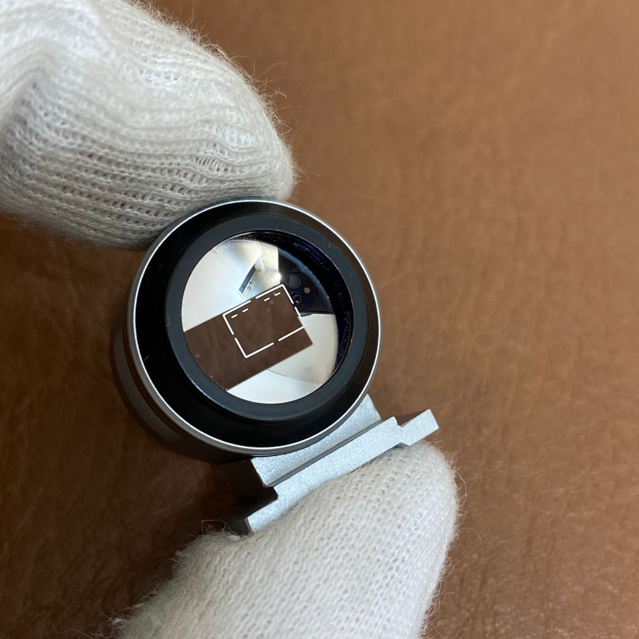 View Finder ビューファインダー 50mm 丸型 シルバー