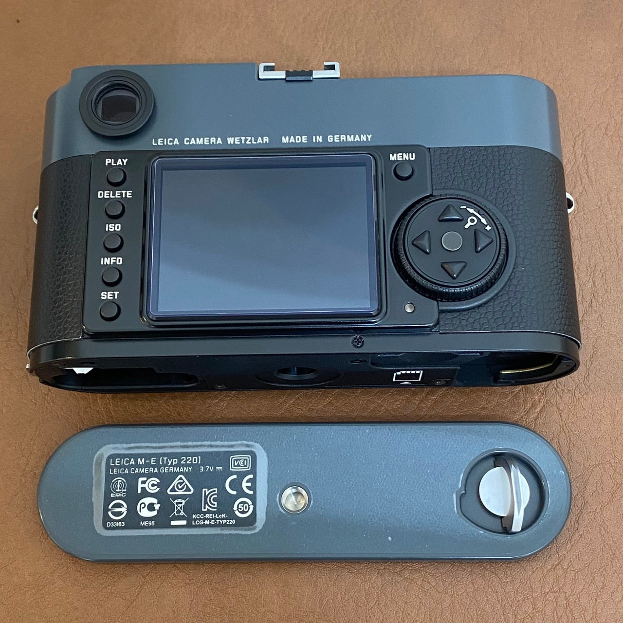 LEICA M-E Typ220 アンスラサイトグレー 最終ロット WETZLAR刻印