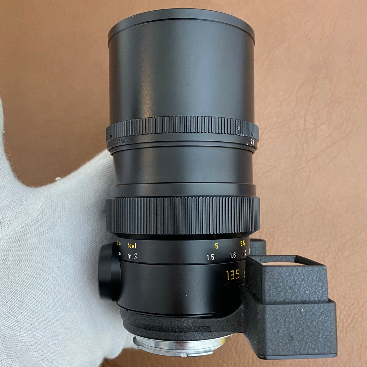 LEICA Elmarit M135mm f2.8 2nd 眼鏡付き