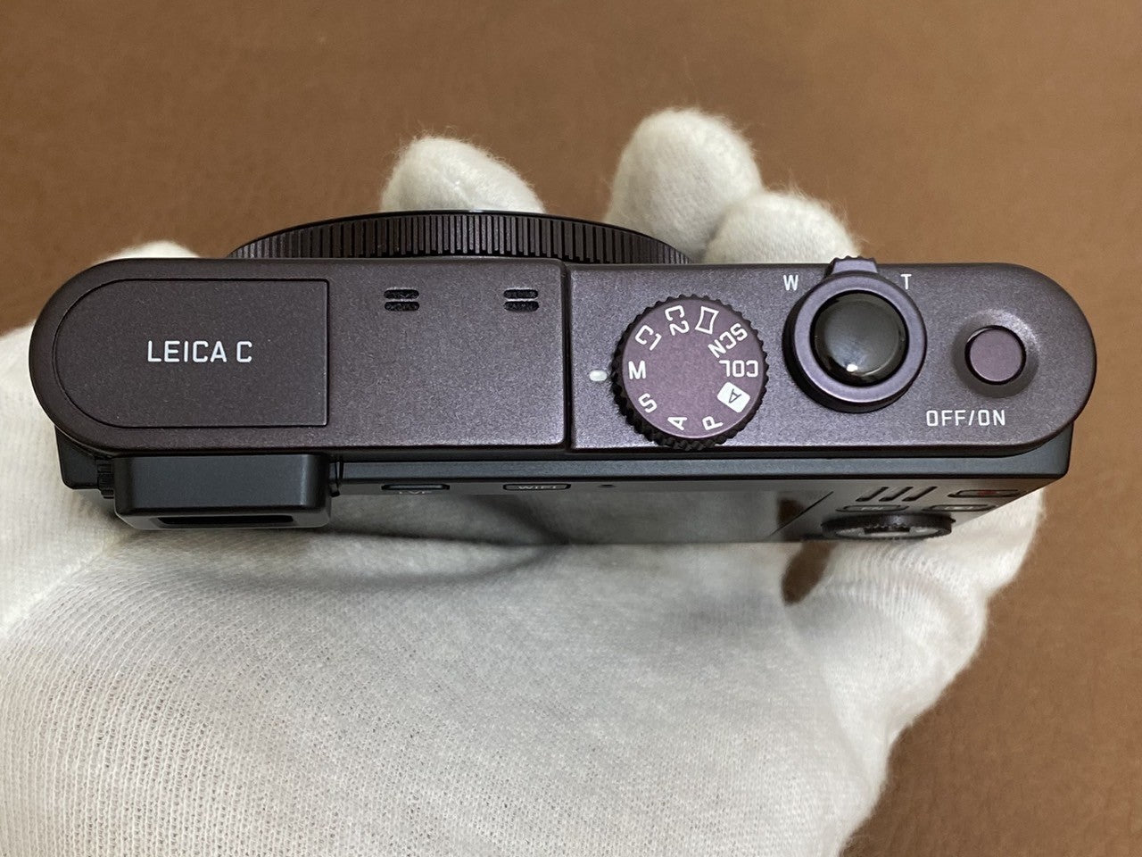 LEICA C Typ112 ダークレッド レザーケース付き