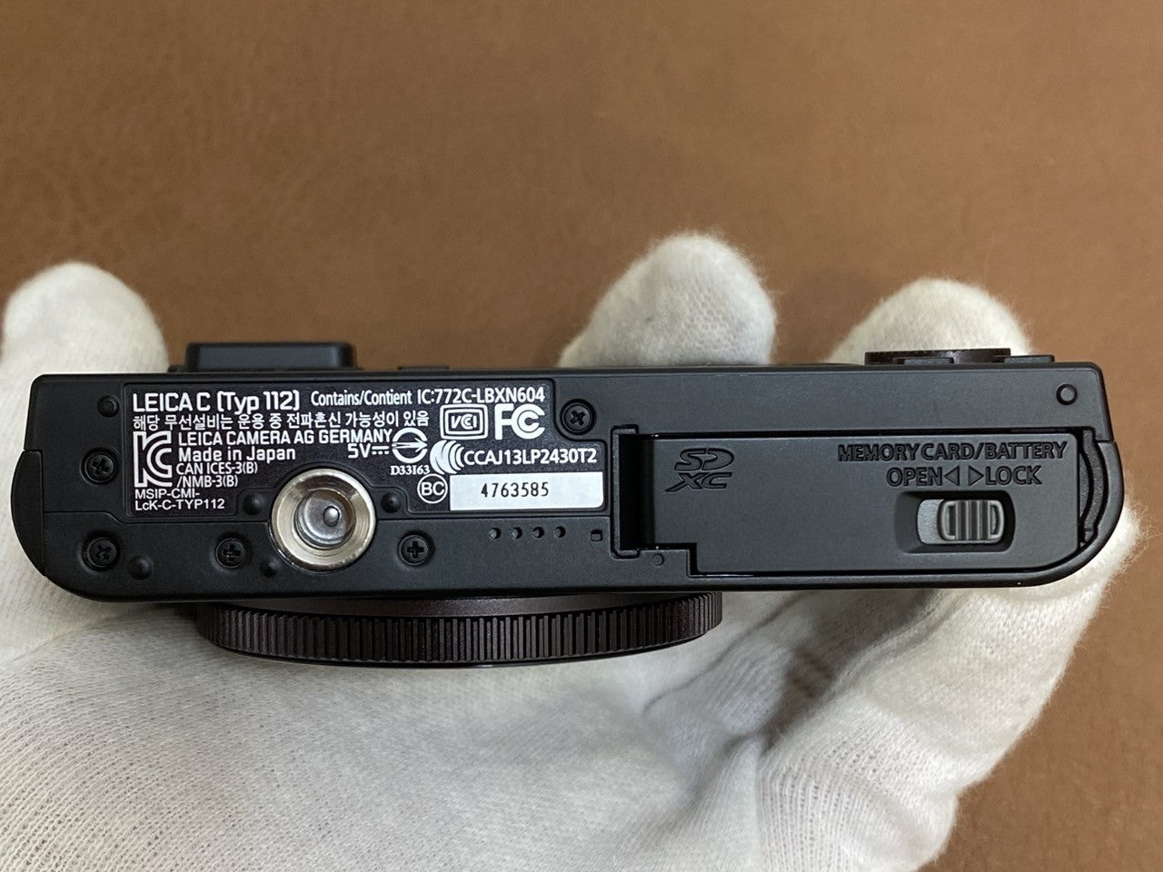 LEICA C Typ112 ダークレッド レザーケース付き