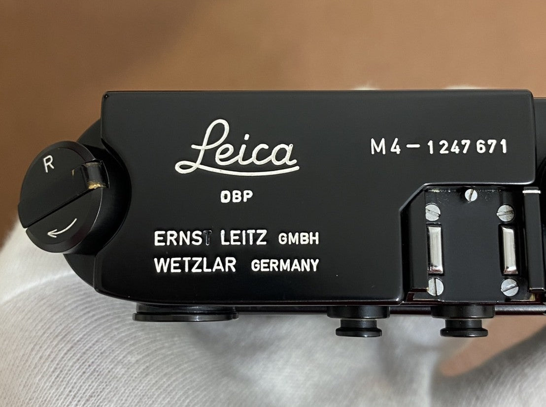 LEICA M4 Black Paint オリジナルブラックペイント