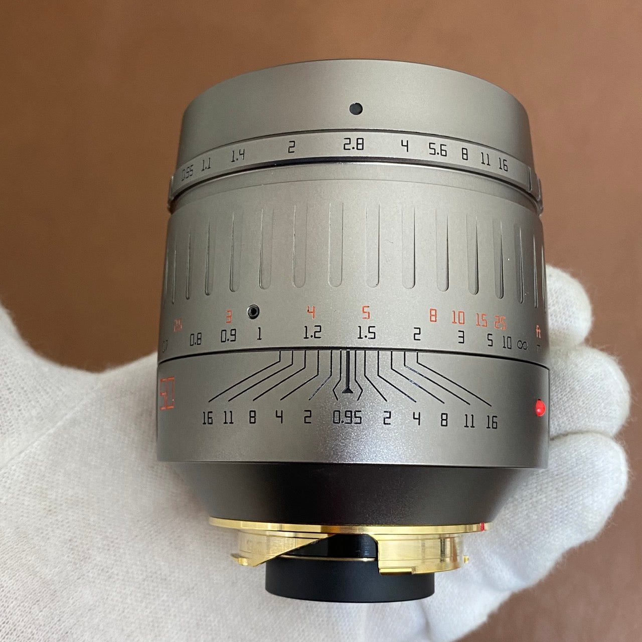 TTArtisan M50mm F0.95 ASPH チタンカラー