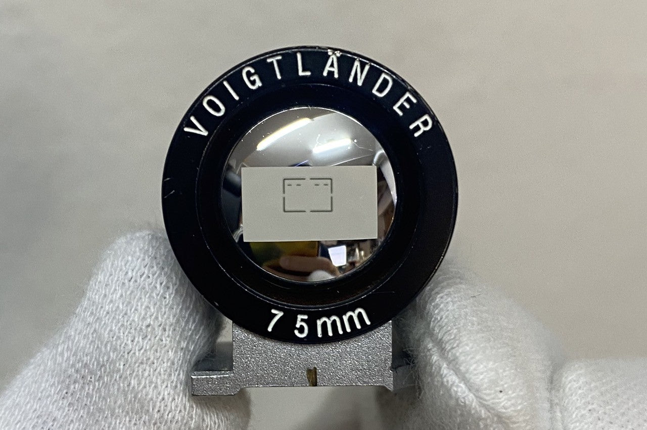 Voigtlander 75mm ビューファインダー Black 箱あり