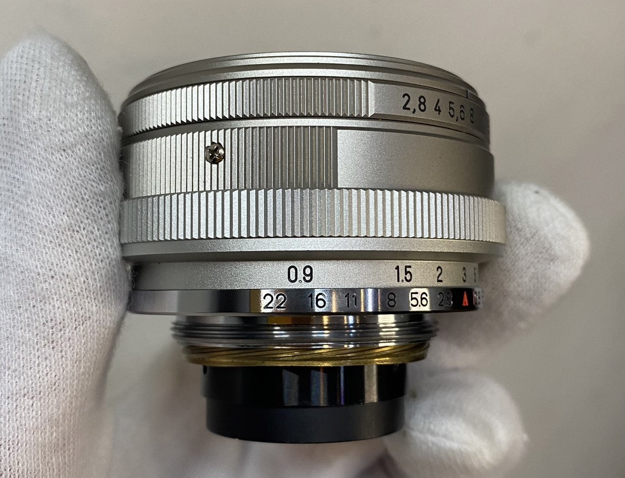 CONTAX Biogon T28mm f2.8 ライカLマウント改造品