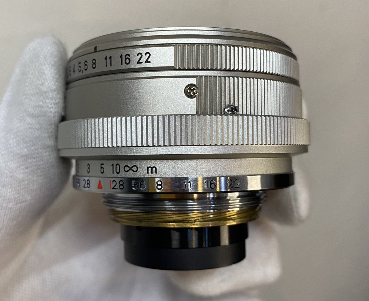CONTAX Biogon T28mm f2.8 ライカLマウント改造品